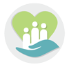 hands icon showing compassionate care