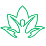medical cannabis flower icon